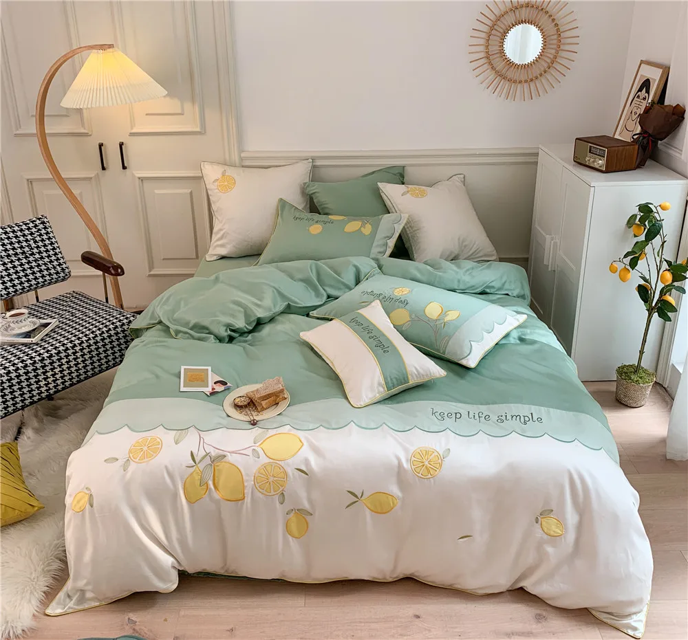 Новые товары для лета пасторальный стиль неизолированный спальный комплект из