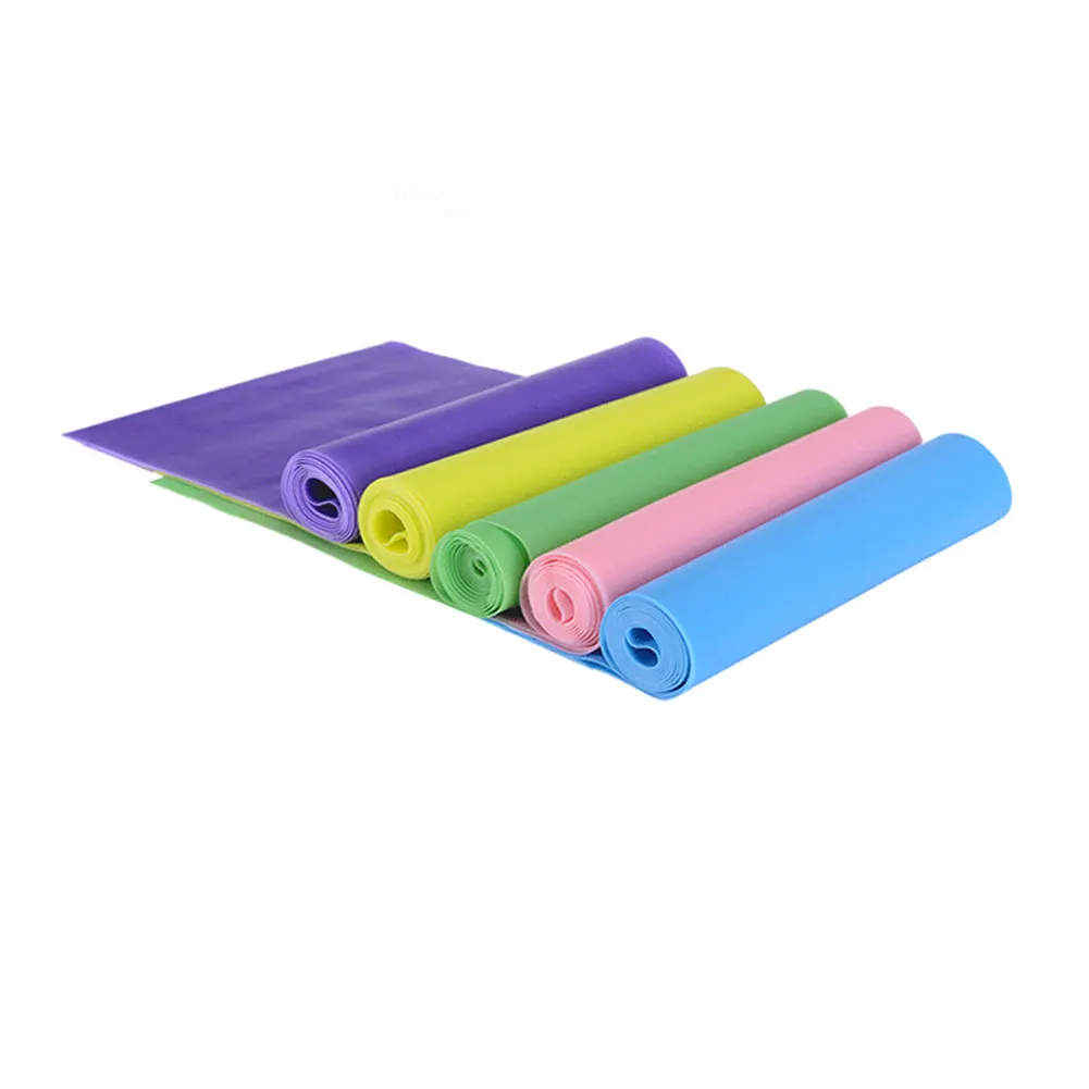 Yoga Tension Fitness Equipment Band Elastic Strength Train Resistance TPE Strap Athletic Bands expander | Спорт и развлечения