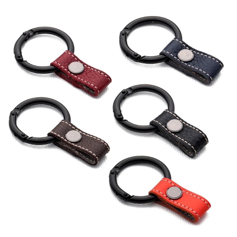 1pc Card Keyring Car Key Holder with Genuine Leather Lanyard for Keychain | Автомобили и мотоциклы