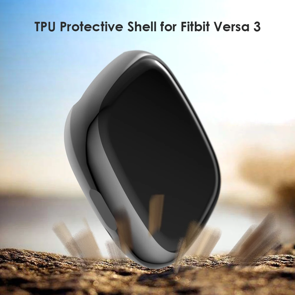 Смарт-часы с защитной рамкой для покупок на открытом воздухе унисекс Fitbit Versa 3/Fitbit
