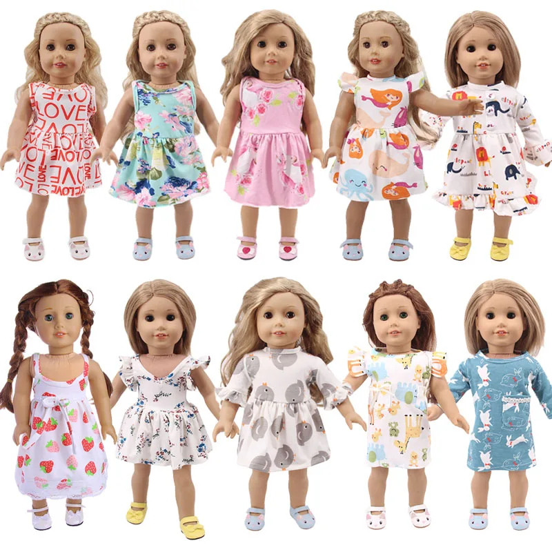 Кукла Единорог юбки с мультипликационным рисунком дизайн животных платье