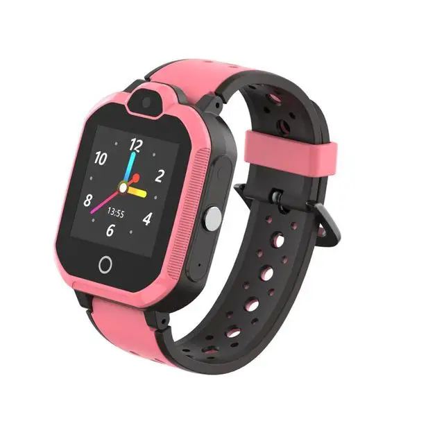 Pink Детские Смарт-часы 4G Wifi умные часы с GPS Дети 4g часы телефон видео звонок водонепроницаемые Смарт-часы для детей часы PK Q50 Q90 - Цвет: Pink