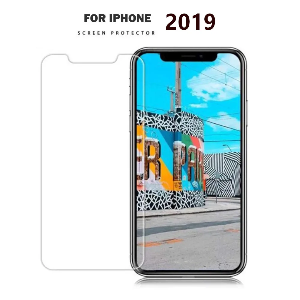 Защита для экрана из закаленного стекла iPhone 11 Pro Max 2019 7 8 6 S Plus X R XR XS Макс 5 5S 5C SE 4 4S