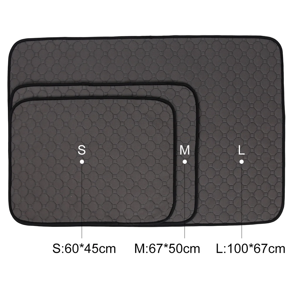 Мочи коврик для собак многоразовые моча абсорбирующий 4 слоя Водонепроницаемый