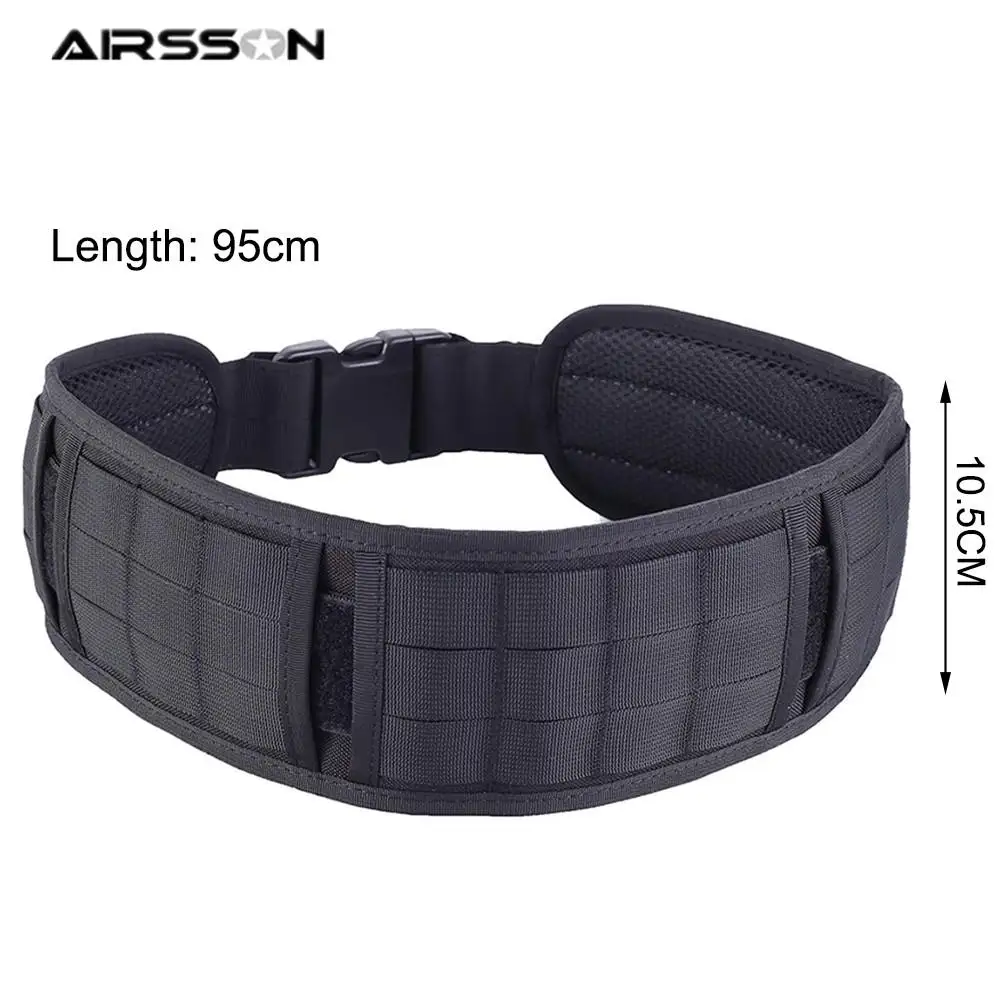 Мужской тактический мягкий пояс MOLLE 1000D Регулируемый армейский военный для