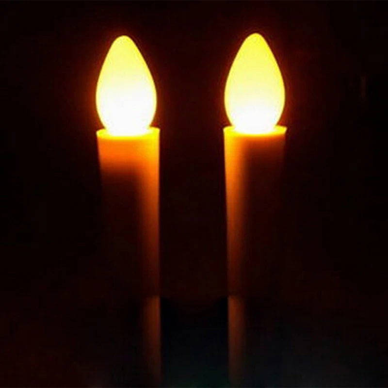 Электрический мерцающий беспламенные Свечи мерцающие светодиоды чай свет свечи