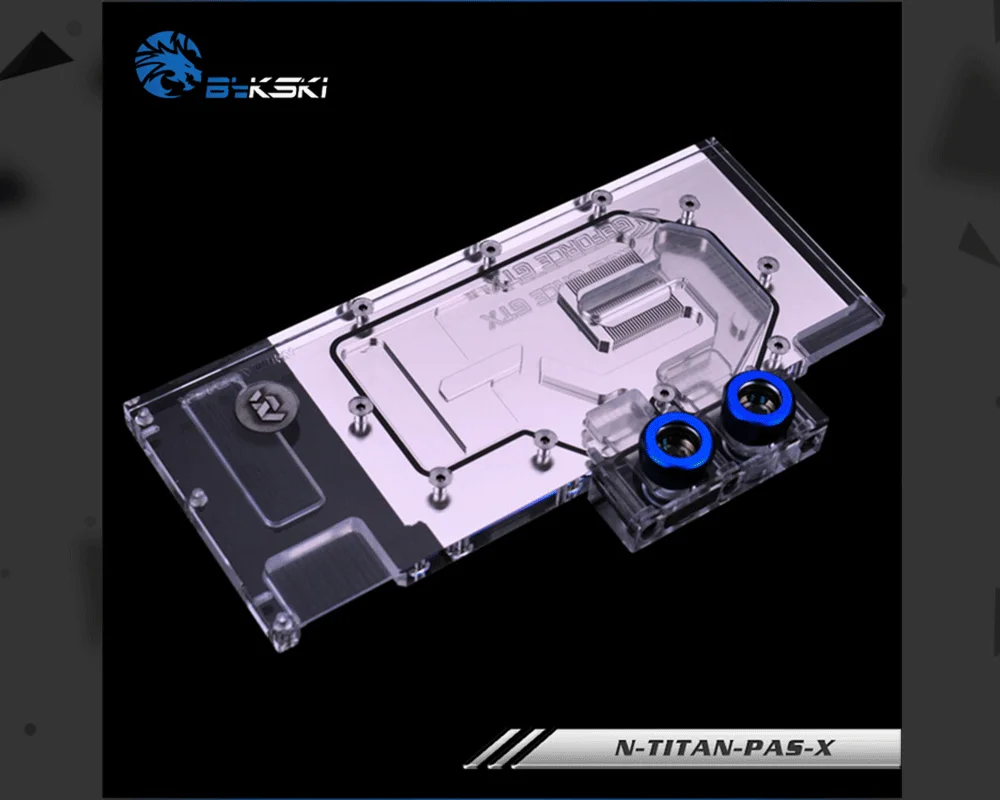 Bykski N-TITAN-PAS-X полное покрытие Графика карты водяного охлаждения блока для NewFounder GTX Titan X-Паскаль, GTX1080Ti/1080/1070, M6000