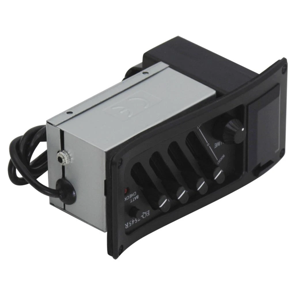 4 полосным эквалайзером эквалайзер Акустическая гитара усилителей пикап тюнер