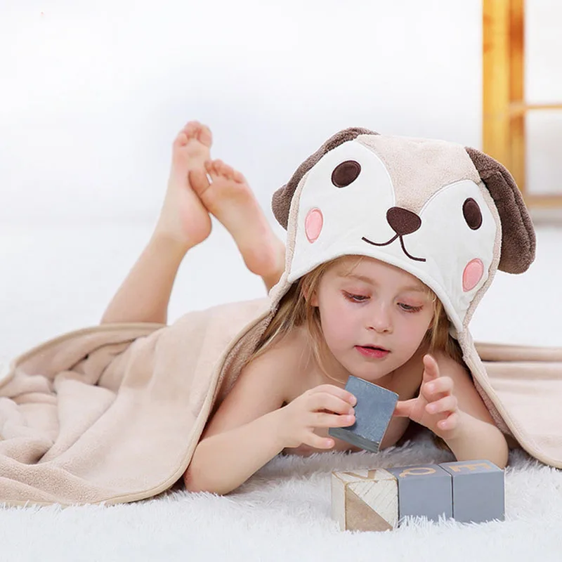 Детское одеяло одежда для мальчиков и девочек детские Банные полотенца с