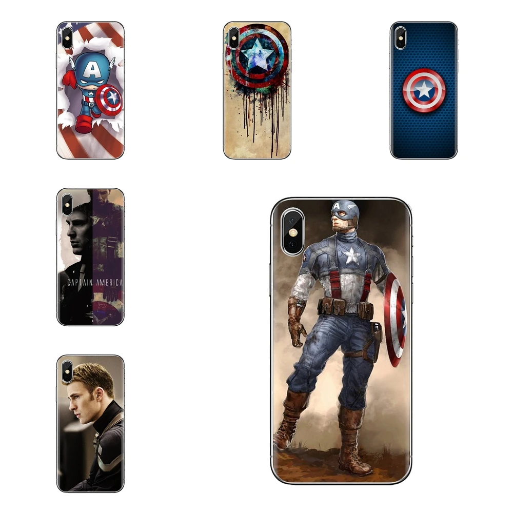 Чехлы для телефонов Chris Evans Captain America Shield Xiaomi Mi3 Samsung A10 A30 A40 A50 A60 A70 Galaxy S2 Note 2 Grand Core