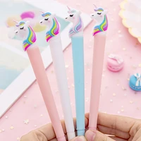 creative unicorn series gel pen cute kawaii signature pen escolar papelaria for office school writing supplies stationery gift