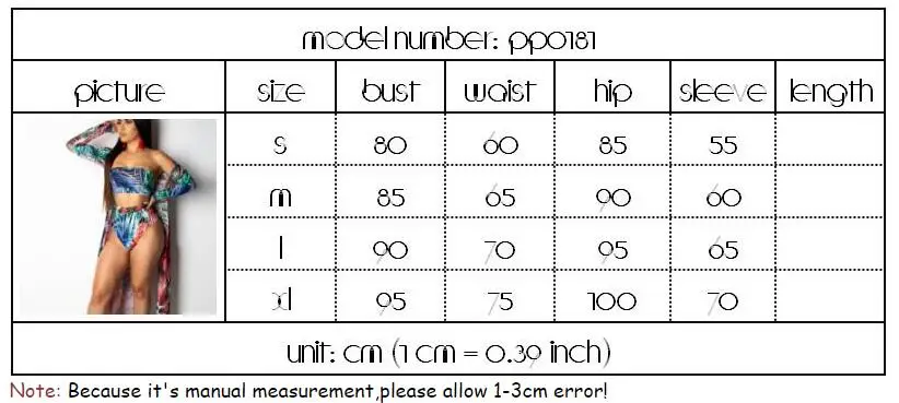 Летний купальник бикини летний комплект из 3 предметов для женщин с принтом в