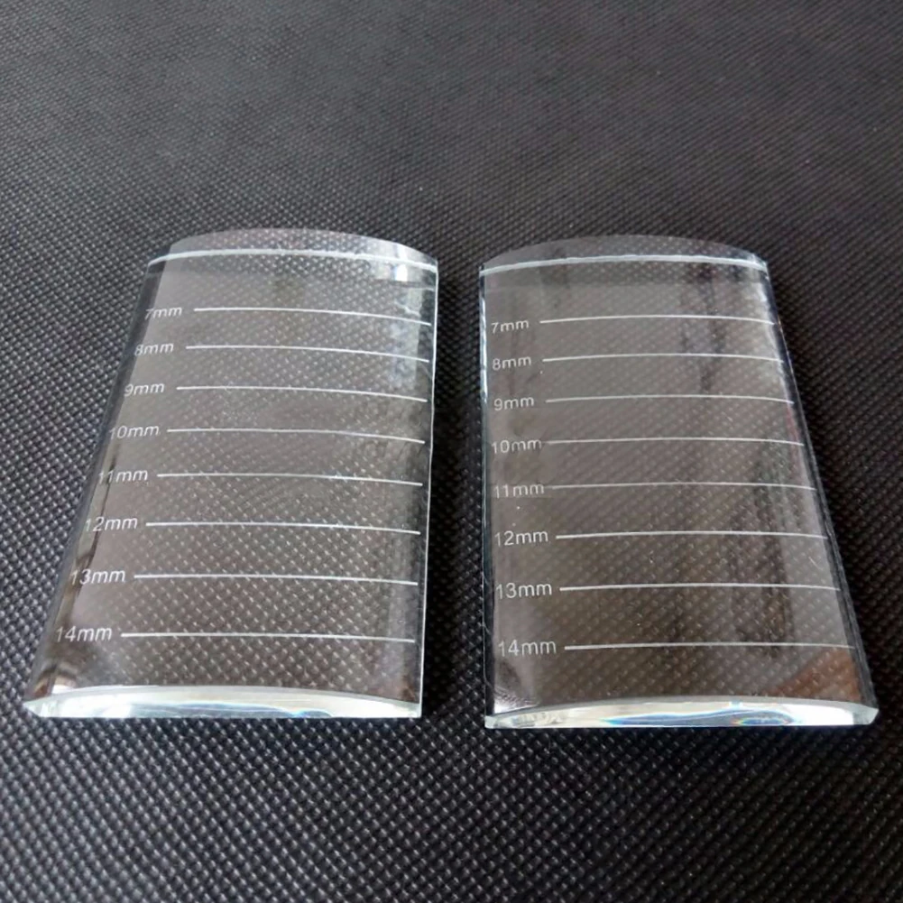 Инструмент для наращивания ресниц поддон клея из хрустального стекла U образной