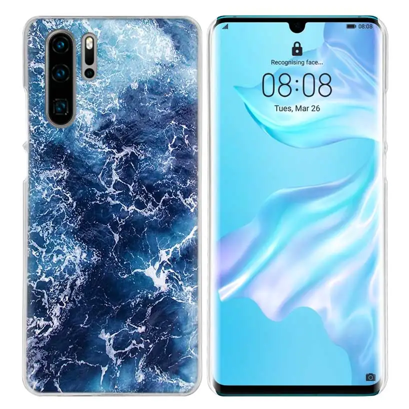 10 Жесткий чехол для huawei P30 P20 P10 mate 30 20 10 Nova 5 5i Pro Lite P Smart Z Plus волны океана воды света рефракцио - Цвет: 10
