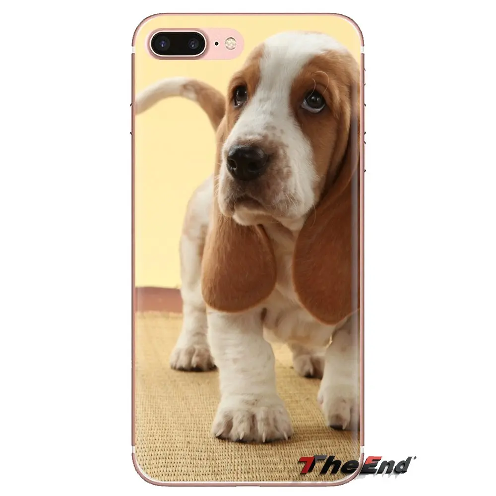 Чехол для мобильного телефона с Бассет-Хаунд обои iPhone XS Max XR X 4 4S 5 5S 5C SE 6 6S 7 8 плюс