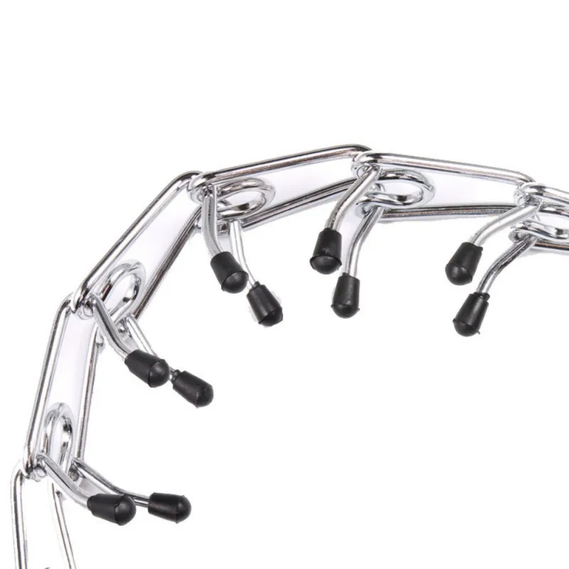 Ошейник с цепочкой для собак металлический Регулируемый ошейник покрытым