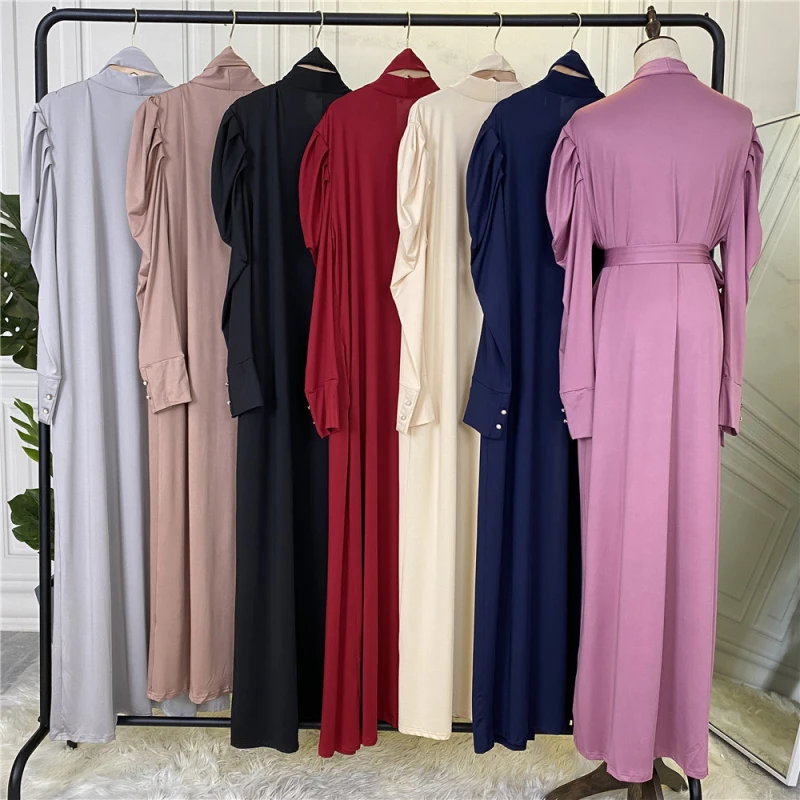 Новейший элегантный кардиган для мусульманской моды ИД индейка открытая абайя