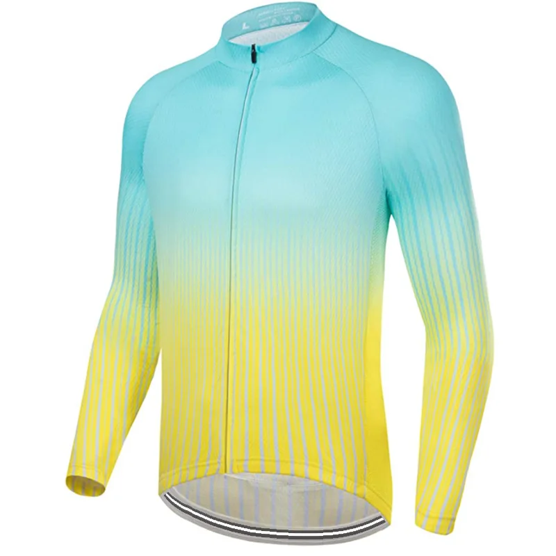 

Men Fashion Outdoor Cycling Jersey MTB Bike Jacket Long Shirt Mountain Racing Ride Pocket Top Classic Sport Leisure Elastic Wear