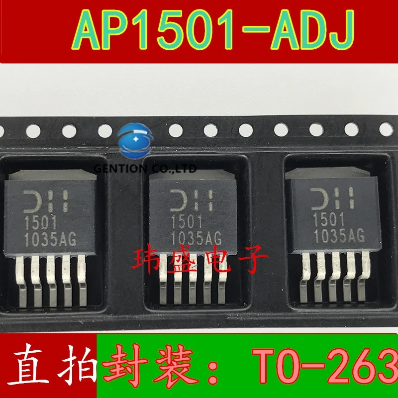 

Понижающий преобразователь постоянного тока/постоянного тока, Регулируемый Тип AP1501-ADJ, TO263, в наличии, 100% новый и оригинальный, 10 шт.