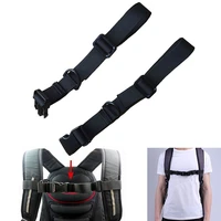 1 pair buckle clip strap adjustable chest harness bag backpack shoulder strap webbing outdoor camping hiking muti tools