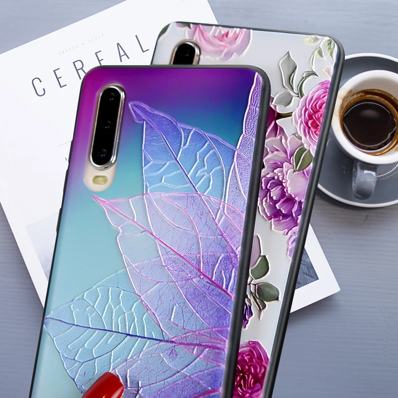 Чехол Mate 20 Lite 3D для Huawei P30 Pro P10 P20 P Smart Plus 2019 Coque Back Cover Luxury Capa 10 на.