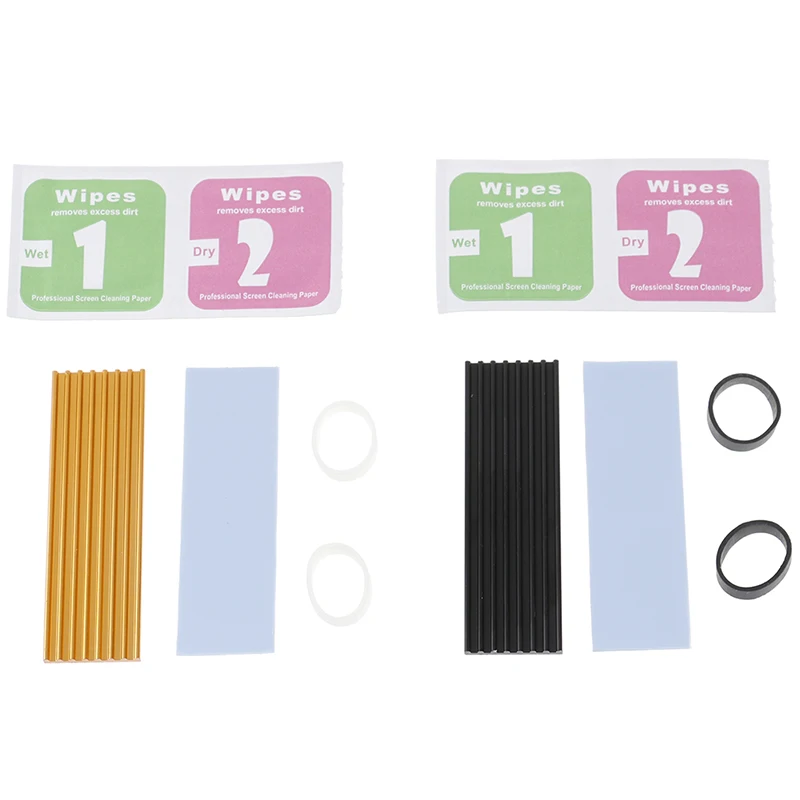 

1set Pure Aluminum Cooling Heatsink Thermal Pad For N80 NVME M.2 NGFF 2280 PCI-E SSD