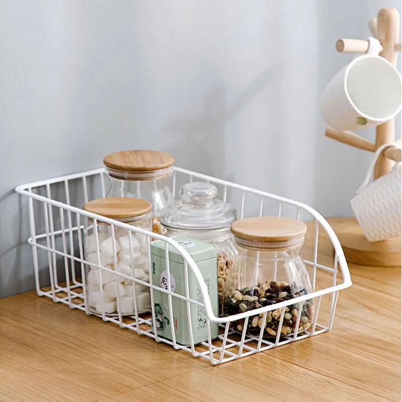 Металлическая проволочная корзина для хранения Baffect кухни холодильника шкафа