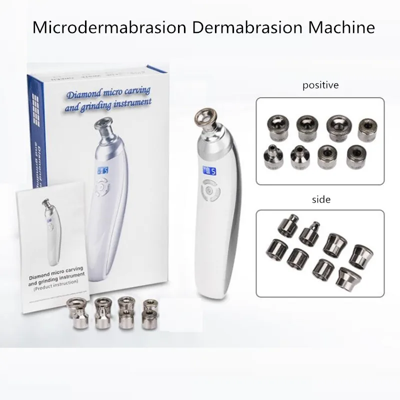 

Facial Pore Cleaner Machine Blackhead Acne Remover Diamond Dermabrasion Skin Peeling Vacuum Pimple Suction Nose Face Cleaning