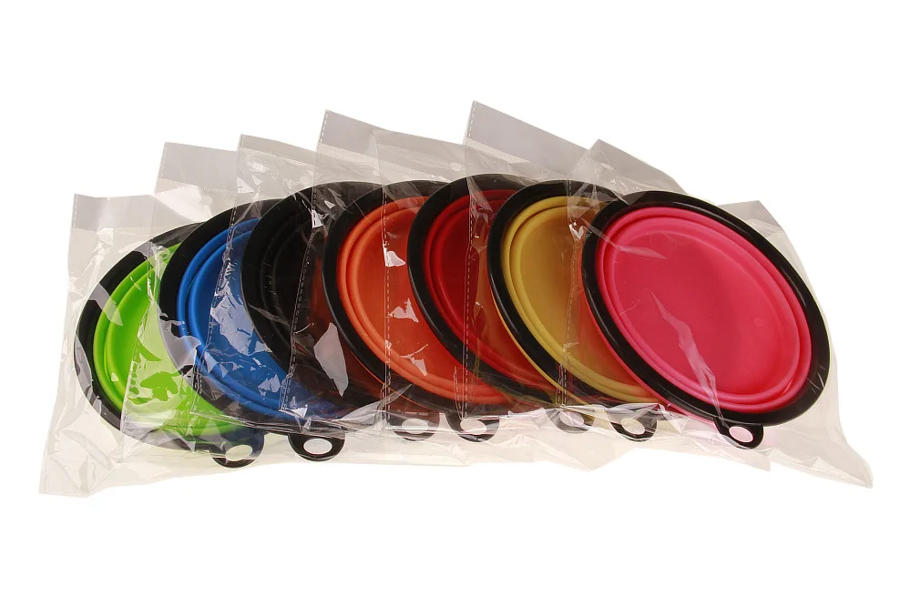 Миска для собак складная посуда удобная функция складывания диеты кормления