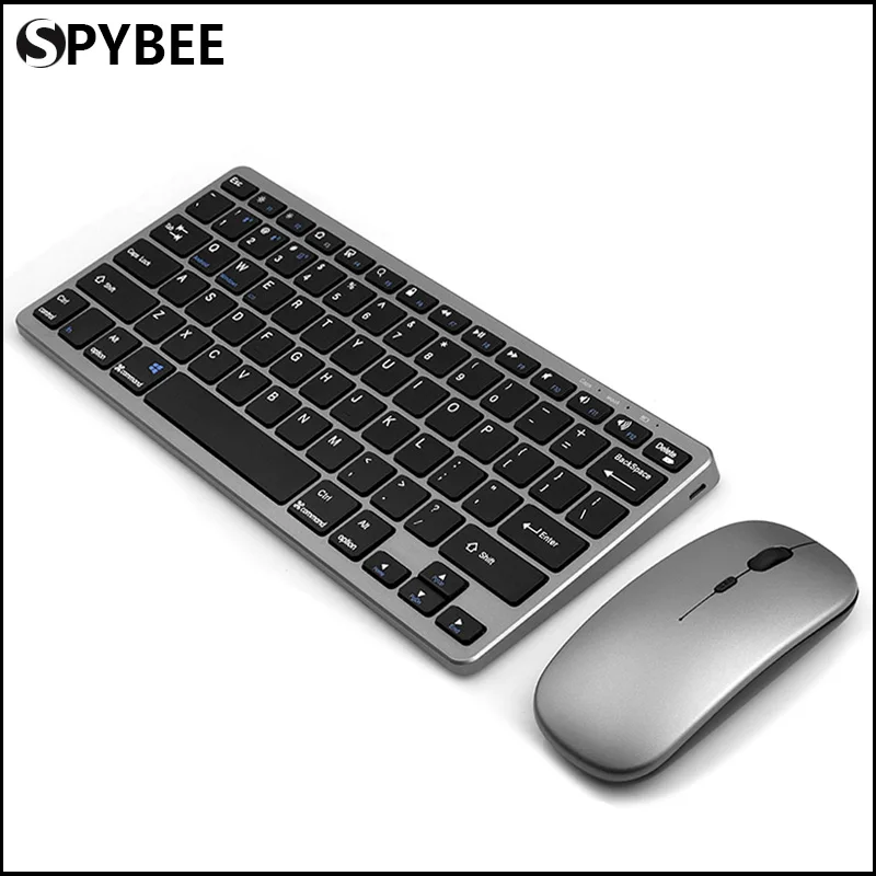 

Rechargeable Bluetooth Wireless Keyboard And Mouse Combos Ergonomic Silent Computer Keyboard Wireless Mouse for Laptop PC