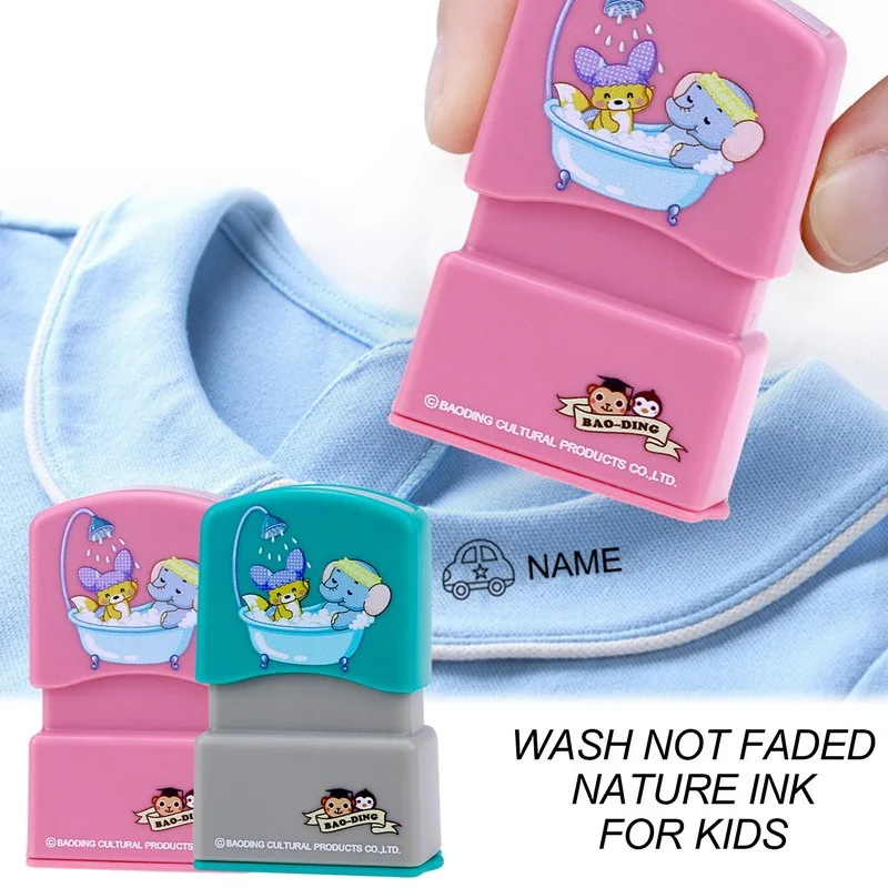 

Not Custom Stamps Name Custom-made Baby DIY Custom Stamp Children's Clothing Chapter Not be Washed Off Customized Stamp Gift
