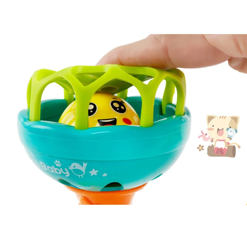 2 шт. или 1 пластиковые наручные колокольчики погремушки цветок Подсолнух детские