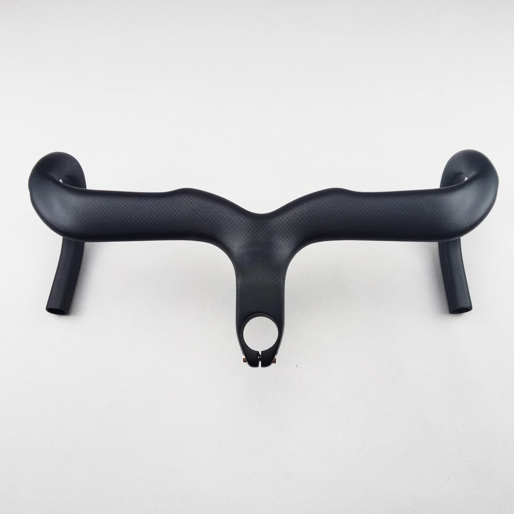Велосипедный углеродный штурман No logo Bike Carbon Road Handlebar 2019 3K Gloss.