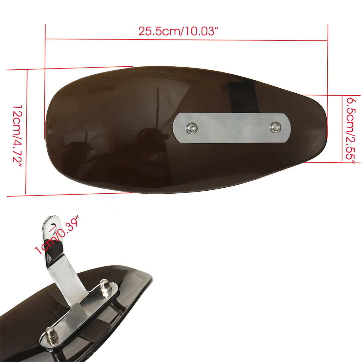 

Pair Universal Motorcycle Hand Guard Wind Deflector Handguards Protector Shield For Honda/Yamaha/Suzuki