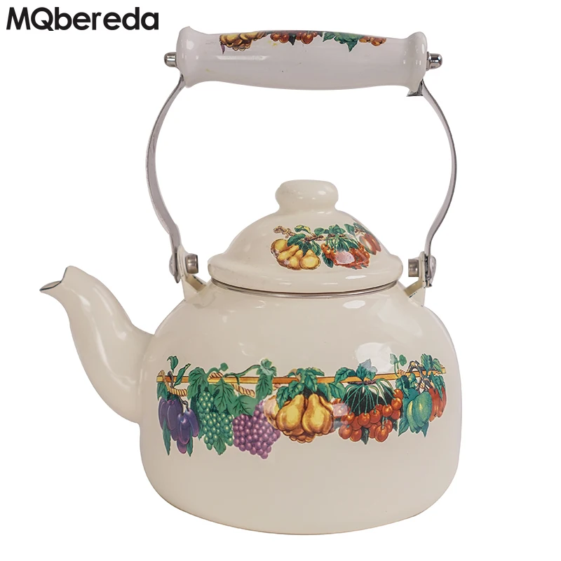 

1.5L Enamel Water Kettle Tea Wine Coffee Kettle Coffee Pot Electromagnetic Furnace Household Thickened Cold Kettle Coffee Pot