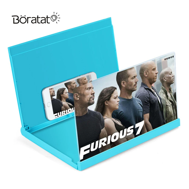 

10-дюймовый встроенный усилитель экрана Blu-ray, Ультра HD лупа, настольный держатель для защиты глаз для видеоэкрана, складная подставка