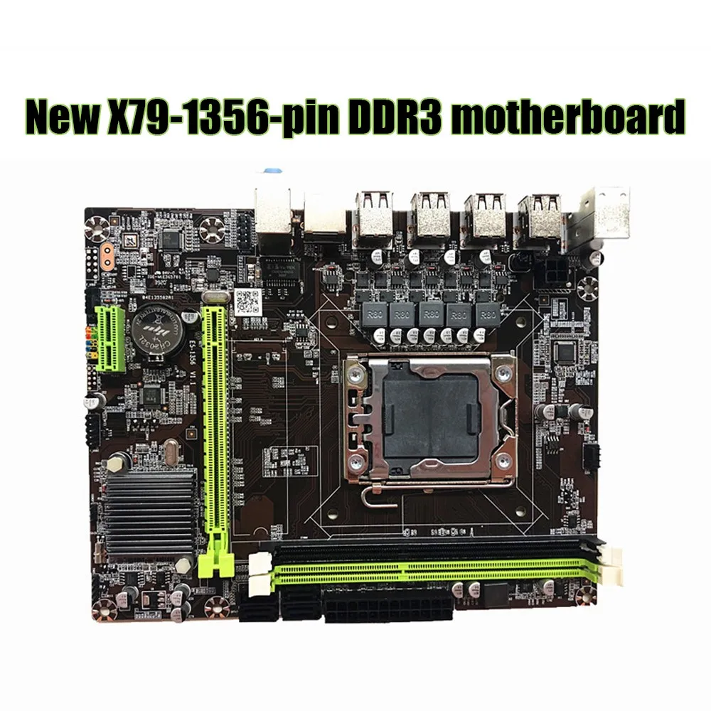 

Материнская плата X79 для компьютера, поддерживает память RECC DDR3 и 3,5-контактный E5 1356 2450L 2430L, компьютерные аксессуары, десктопная материнская п...