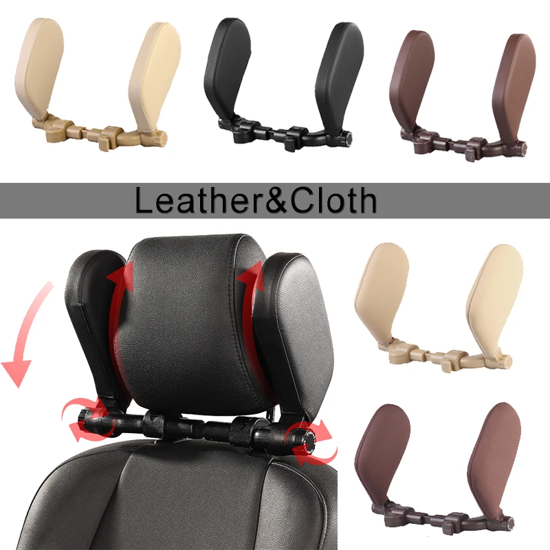 

Car Neck Pillow Headrest Chair Cushion Cars Cervical for Comfort Travel Supports Auto Head Seat Cushions Adults Sleeping Pillows