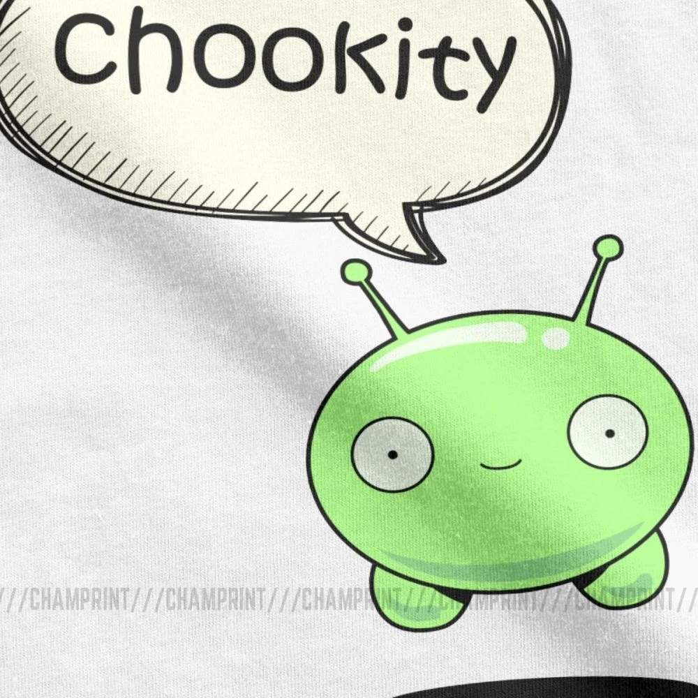 Мужская футболка Chookity Mooncake, Moon Cake Final Space Crazy, топы с круглым вырезом и коротким рукавом, чистый хлопок, футболка с принтом, футболка размера плюс