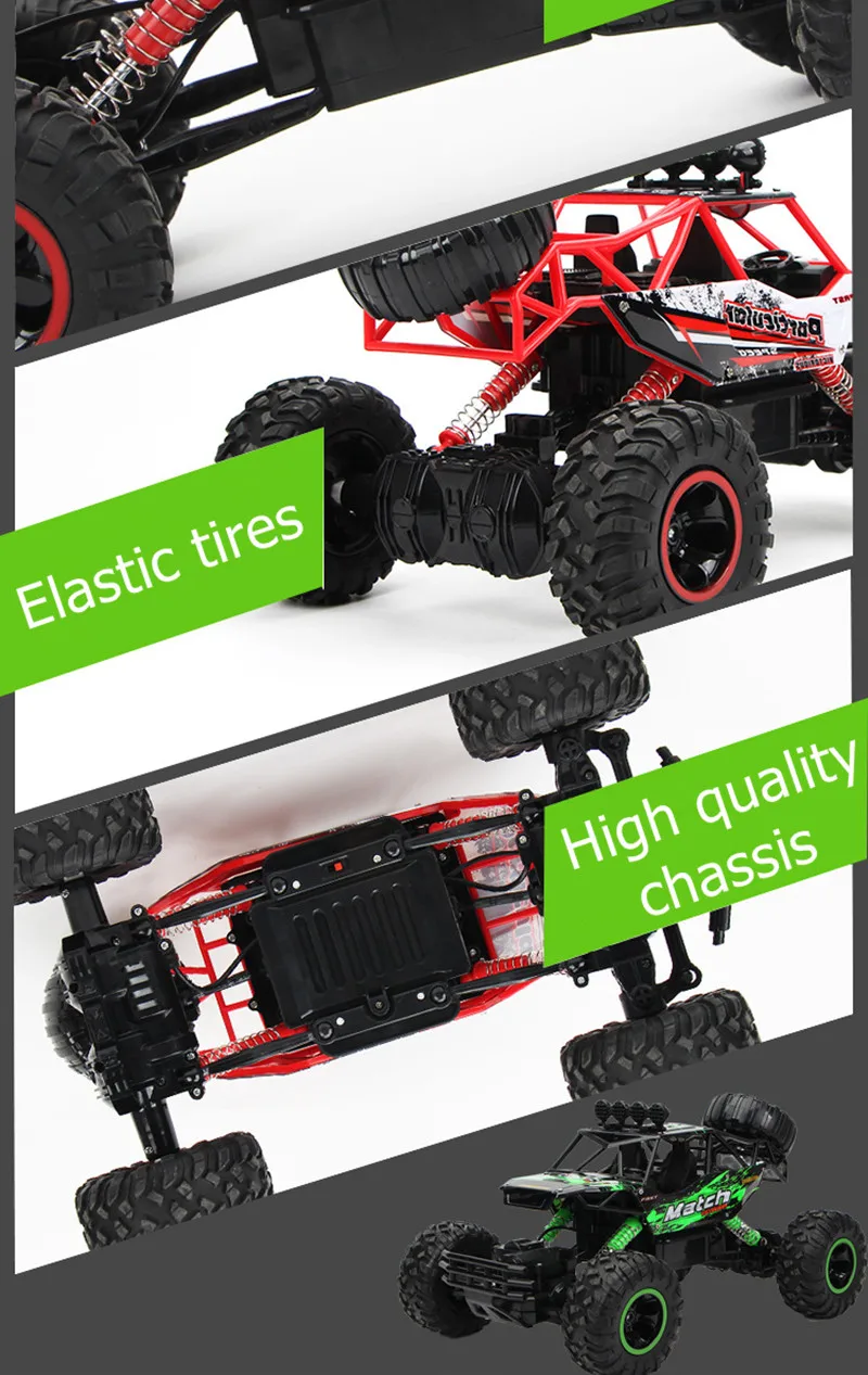 1:12 4WD RC автомобиль обновленная версия 2,4G Радио пульт дистанционного управления автомобиль игрушка Carhigh скоростной грузовик внедорожный грузовик детские игрушки