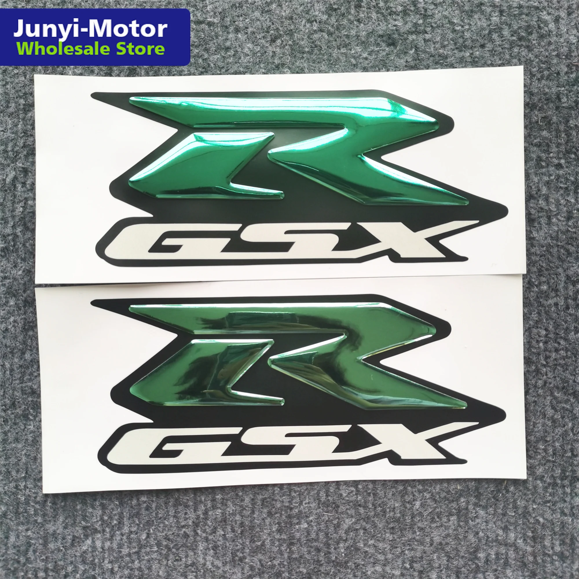 Наклейка с зеленой эмблемой для Suzuki GSX R GSXR 600 750 1000 1100