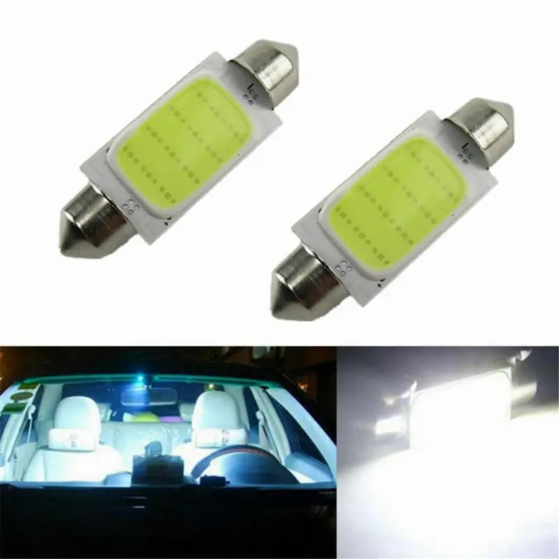 

1 шт. 41 мм 12 SMD яркая белая фотолампа со светодиодной картой C5W