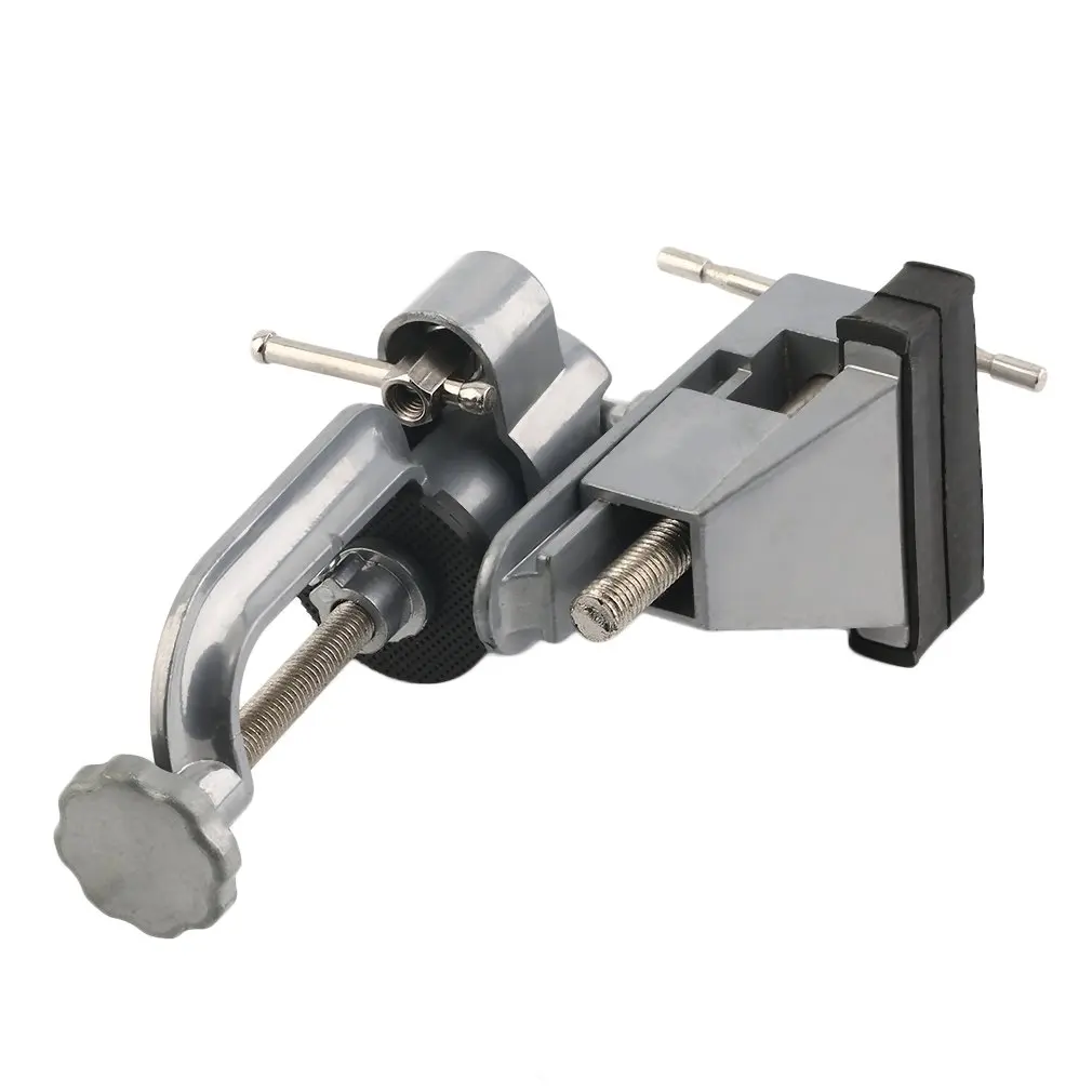 Aluminum Bench Vise Woodworking Table Clamp Crimping Hand Tool Table Vise Mini Locksmith Clip Small Jewelers DIY Parts
