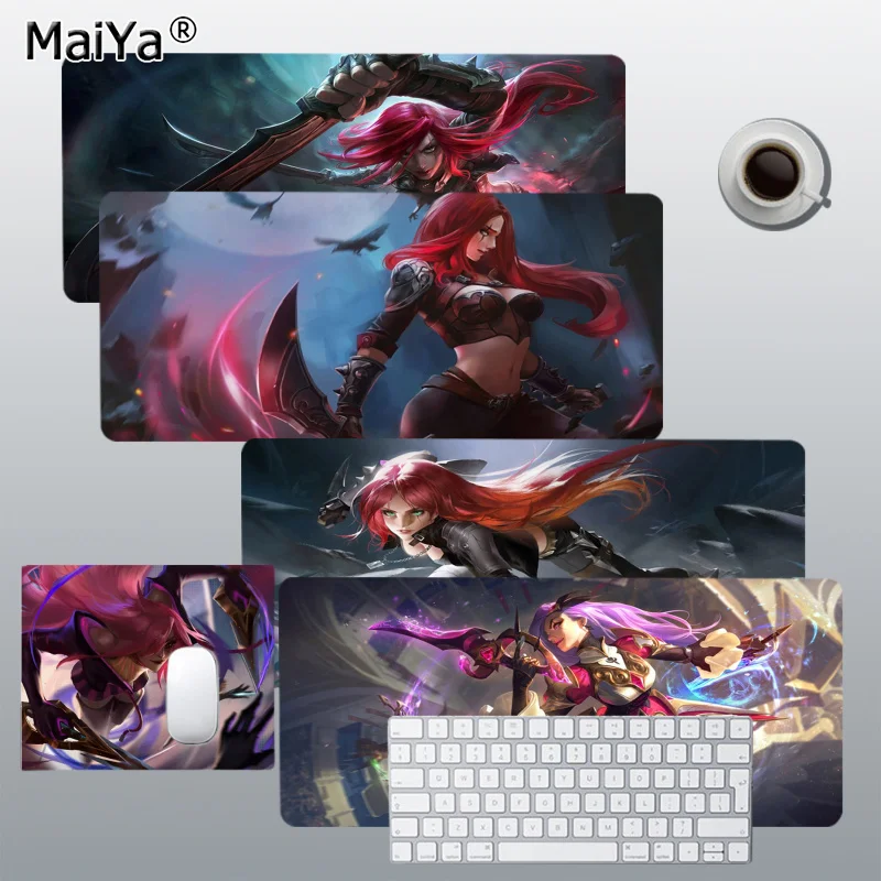 

League Of Legends Katarina Blade Hot Large Mouse Pad PC Computer Mat Size For Game Keyboard Pad For Gamer