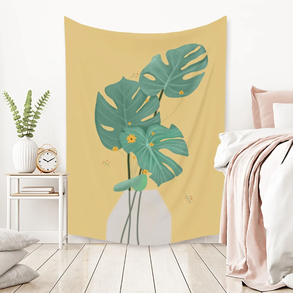 Настенный гобелен 3 шт. небольшой свежий цвет Моранди занавески для дома гостиной