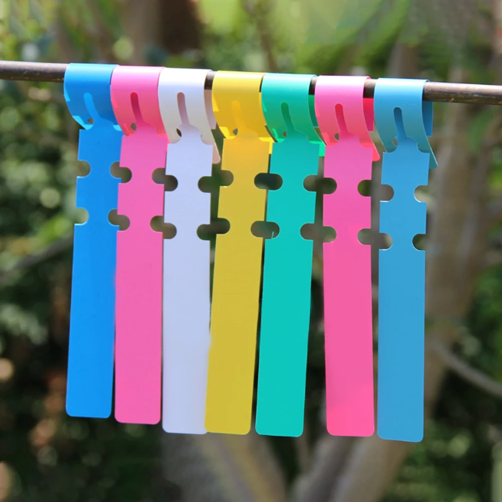 

100 pcs Plant Tags Garden Nursery Label Hanging Tree Markers Seedling Plant Fruit Trees Signs Prompt Card Classification Tool