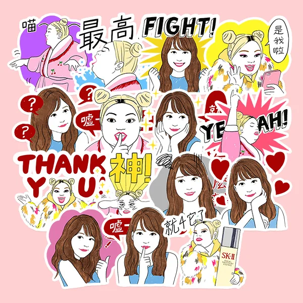 

30pcs Funny funny girl Stickers Crafts And Scrapbooking stickers kids toys book Decorative sticker DIY Stationery