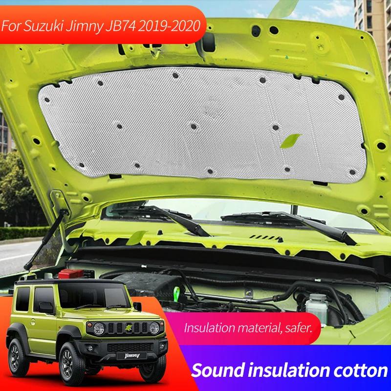 

For Suzuki Jimny JB74 2019-2020 Hood Insulation Cotton Acoustic Cotton Engine Cover Sound Heat Insulation Cotton Accessories
