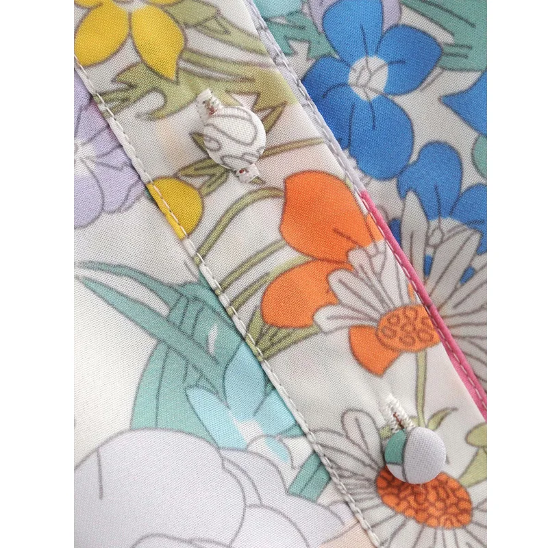 Модное женское платье с вышивкой и галстуком-бабочкой в иностранном стиле