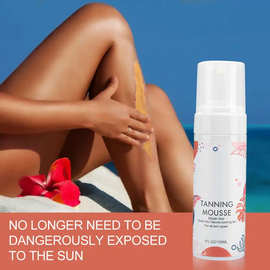 

Newset 150ml Tanning Cream Long-lasting Self Tanner Enhance Bronzer Body Tanning The Size Of The Product Is Small And Portable